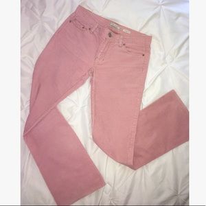 Pink Boot-cut Corduroys